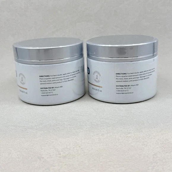2 PACK 6oz MiamiMD (Miami MD) ADVANCED CREPE FIX For Firming & Body Repair NEW